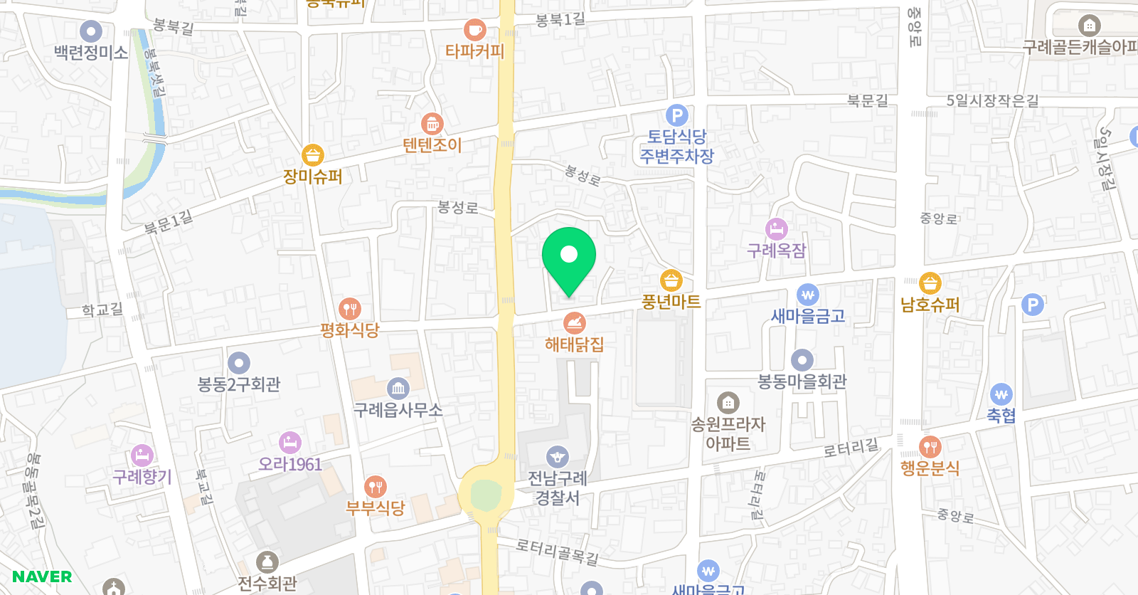 플라톤독서토론논술 구례공부방 위치