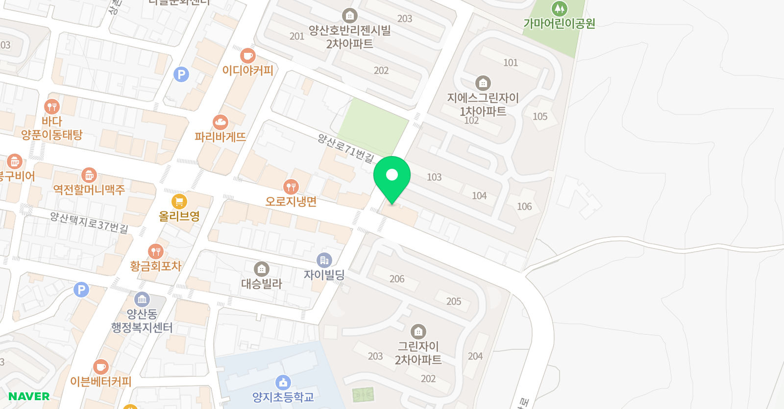 연주하다음 음악학원 위치