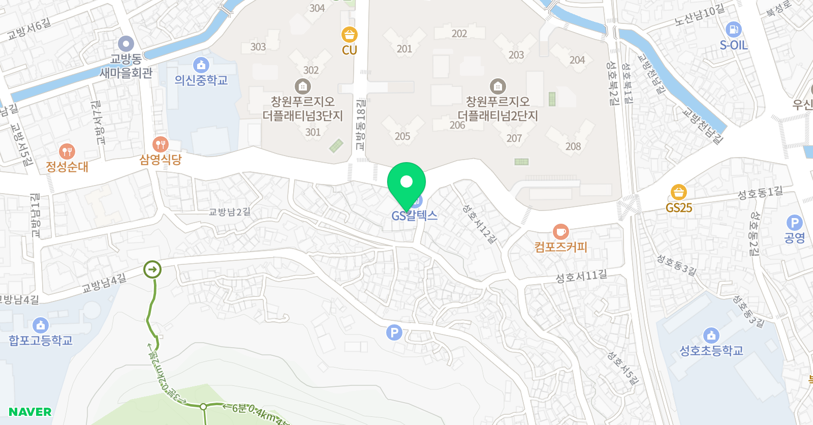 누리잉글리쉬학원 위치