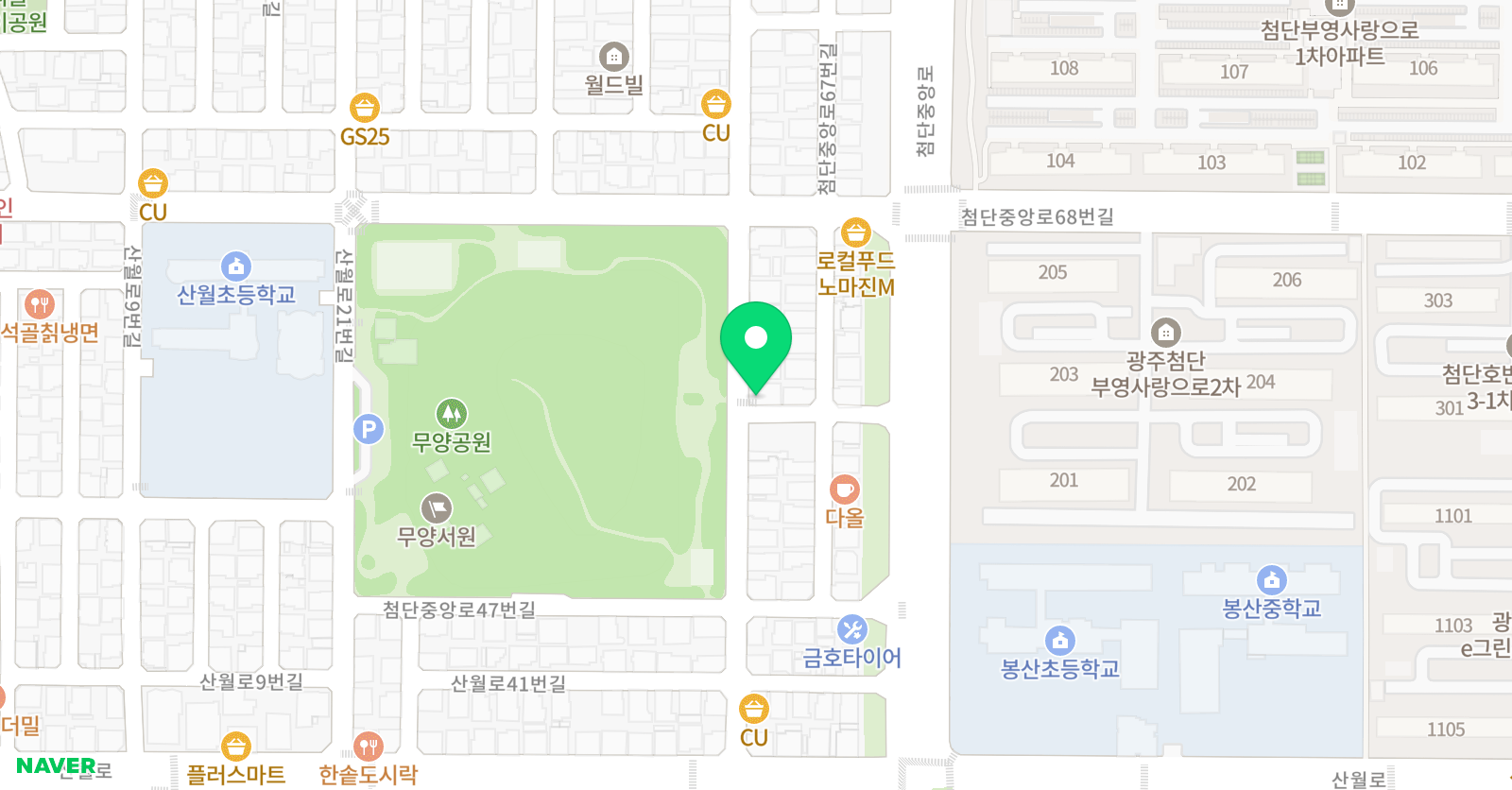 MNI 보습학원 위치