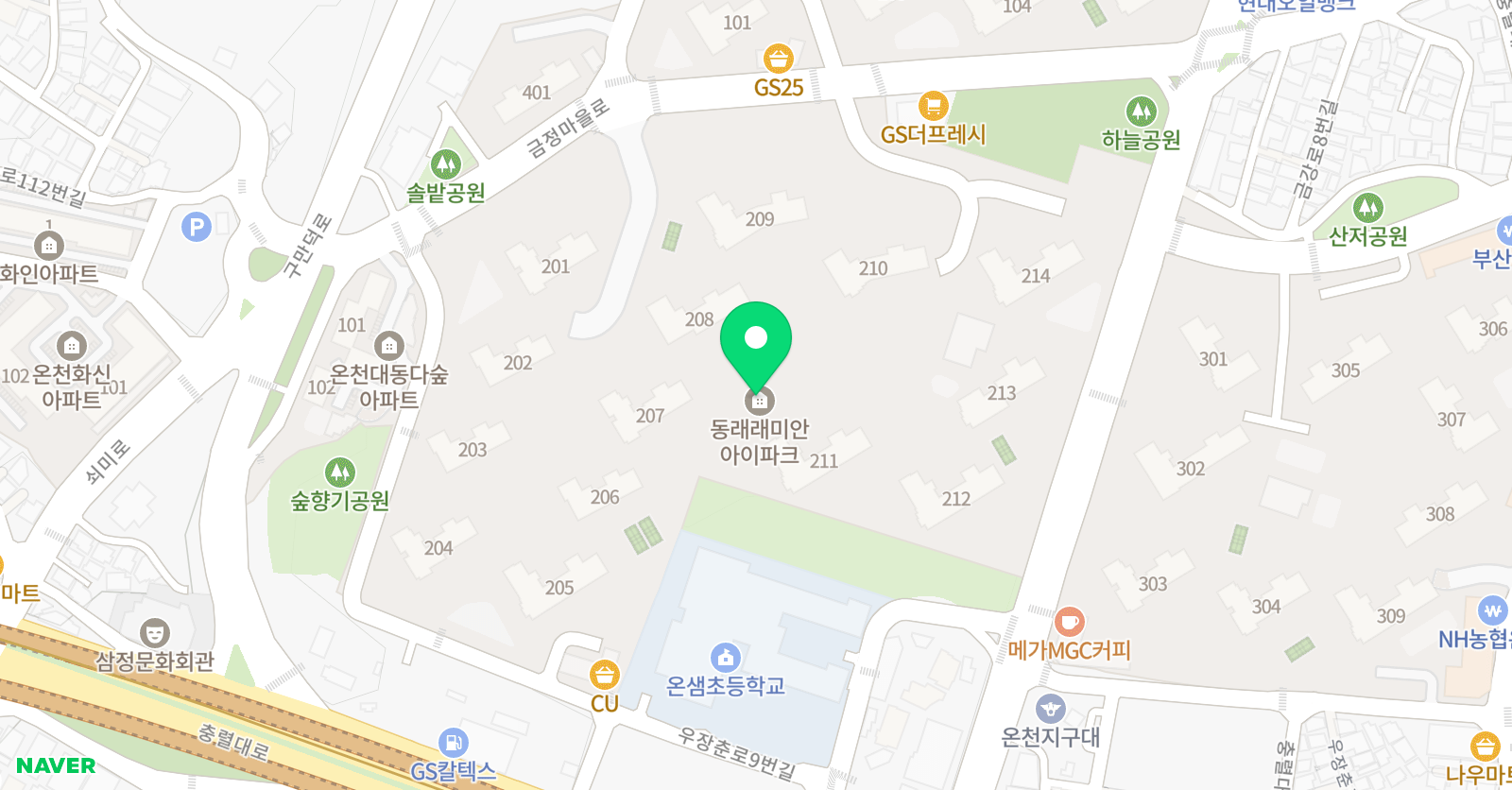 비끄아트 부산동래점 위치