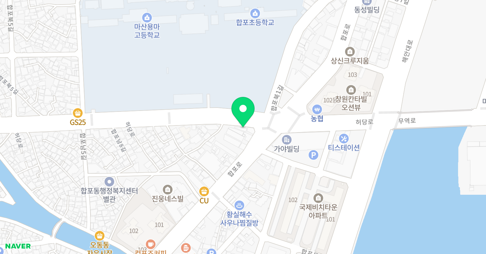 하늘샘 피아노학원 위치