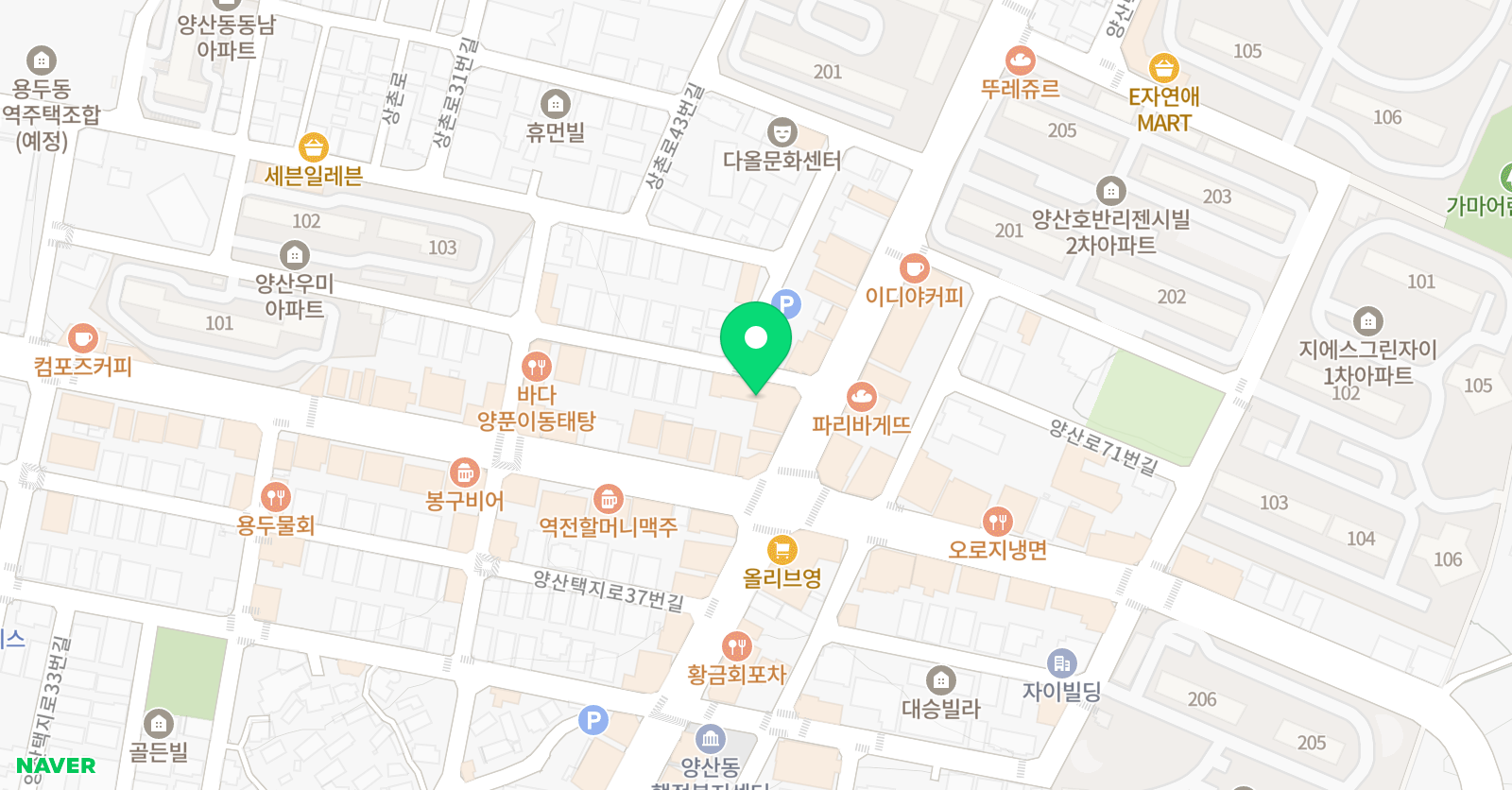 대동 영어학원 위치
