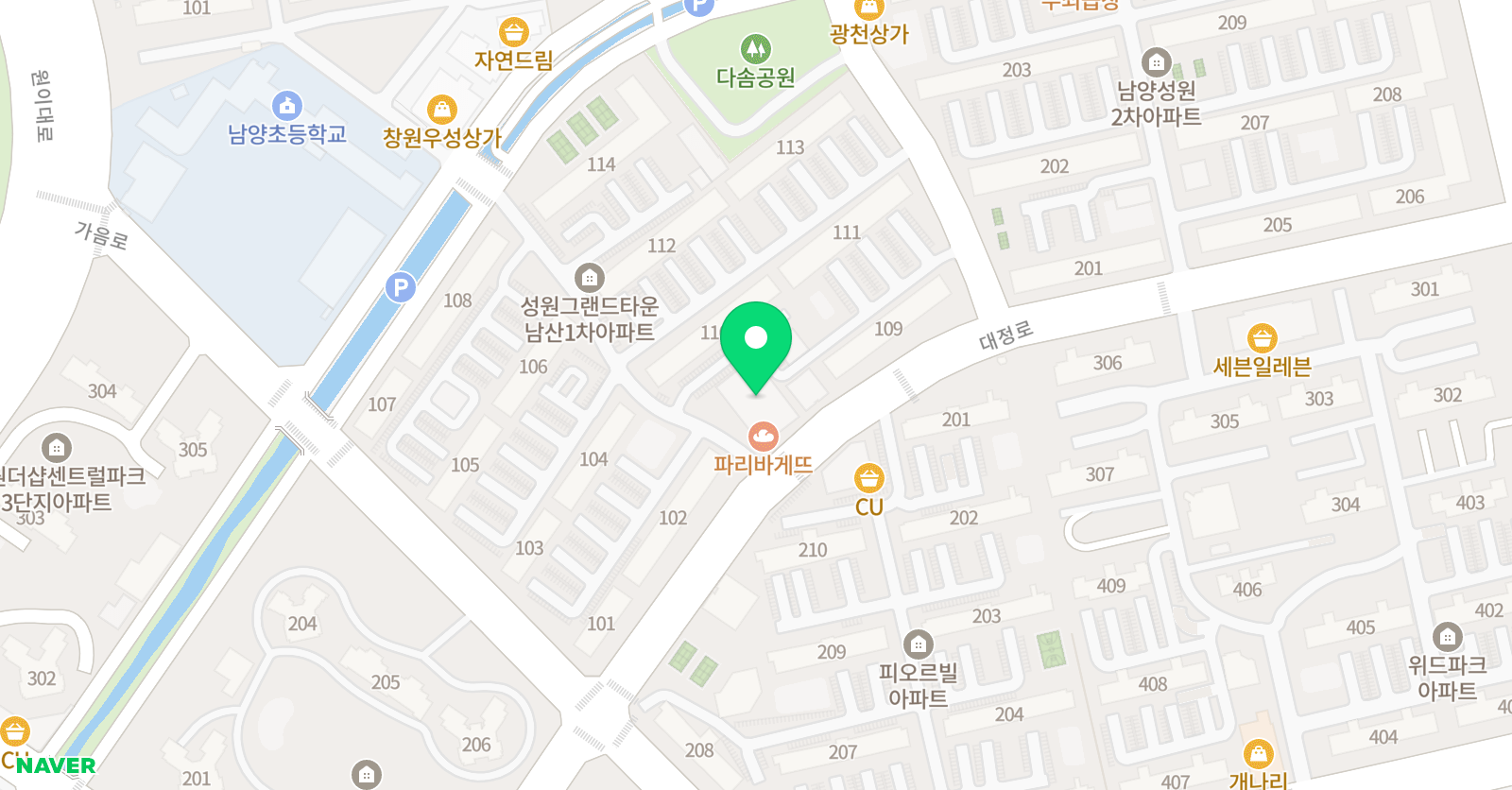 대교 하이캠퍼스 남양학원 위치