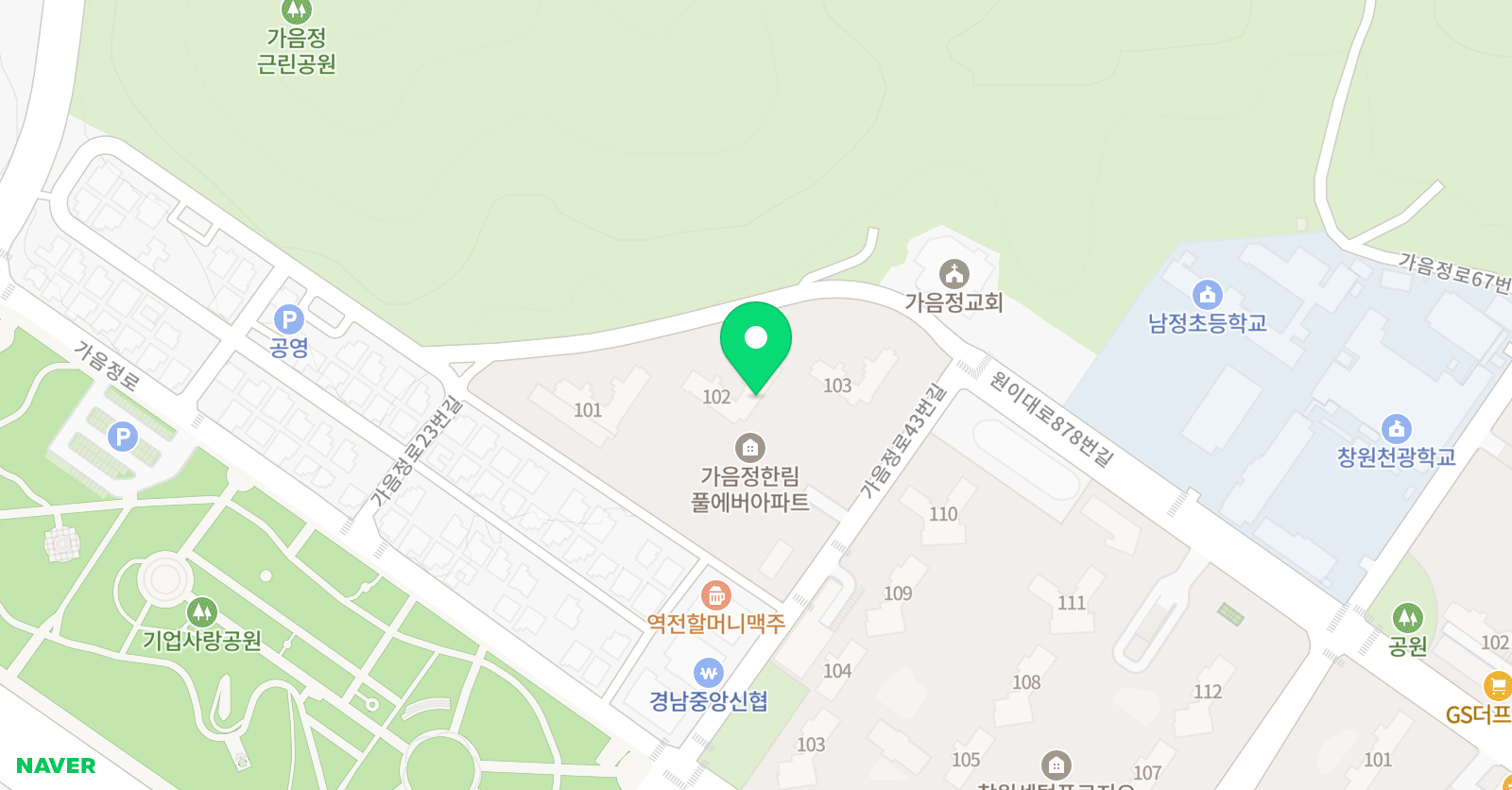 해피아이퍼포먼스 미술 위치