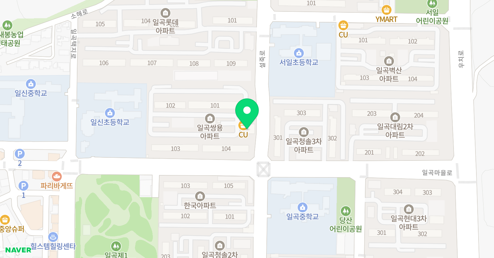 당찬 태권도 위치