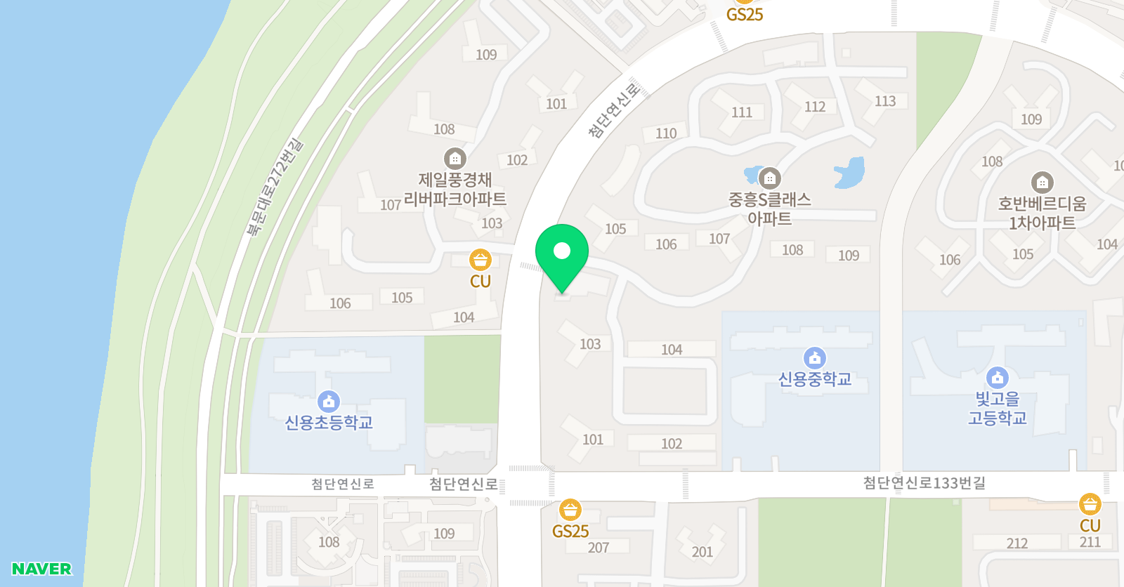 하늘 예 태권도 위치