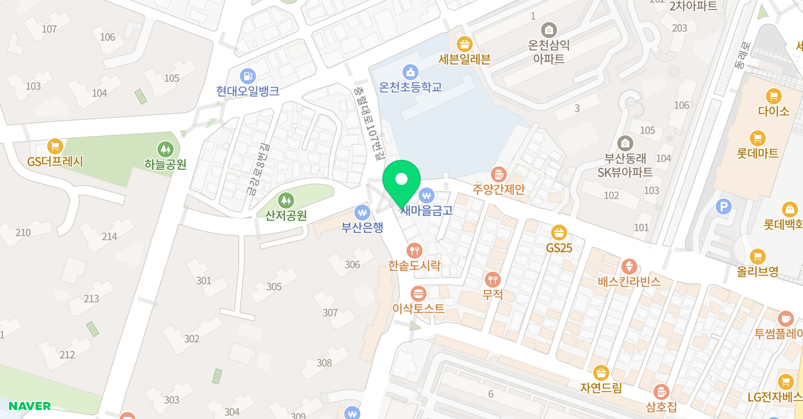 어린음악대 예뜨레원 위치