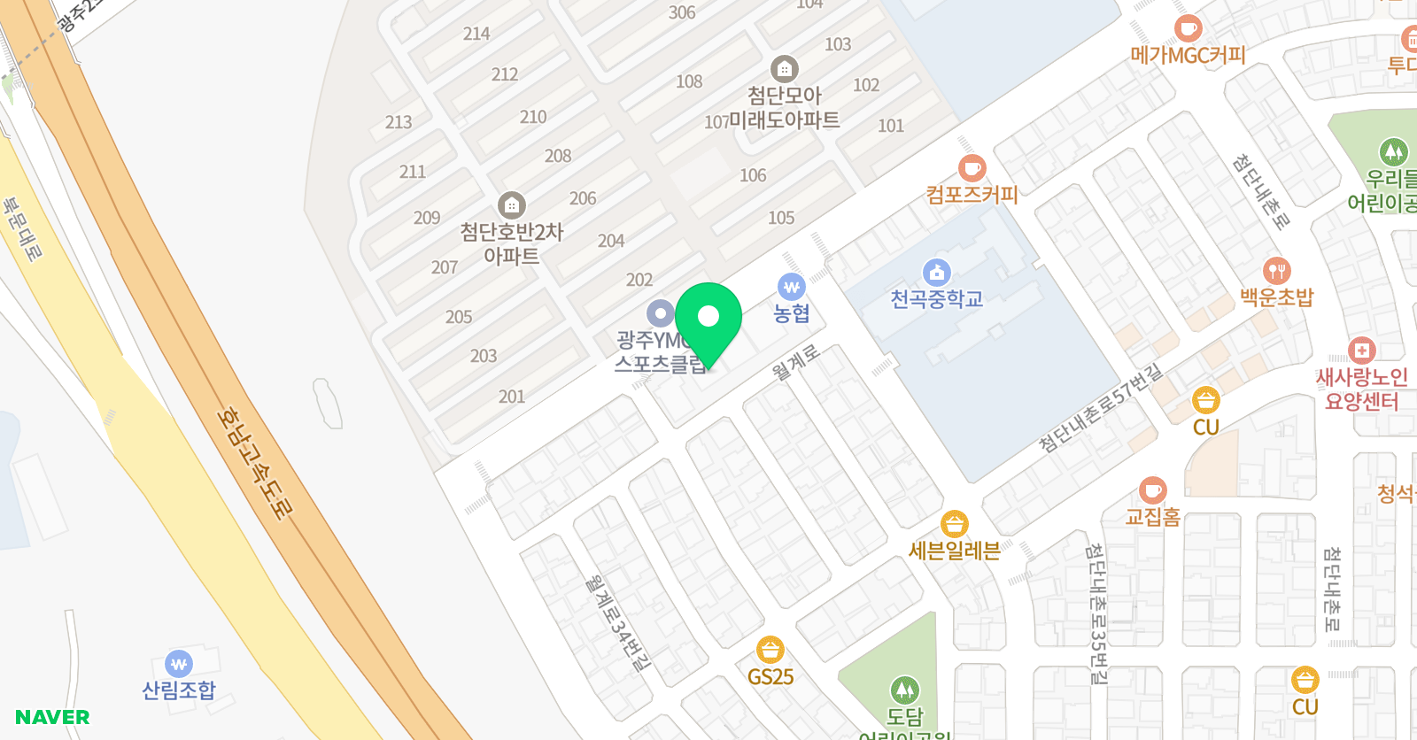 뮤엠 영어 월계점 위치