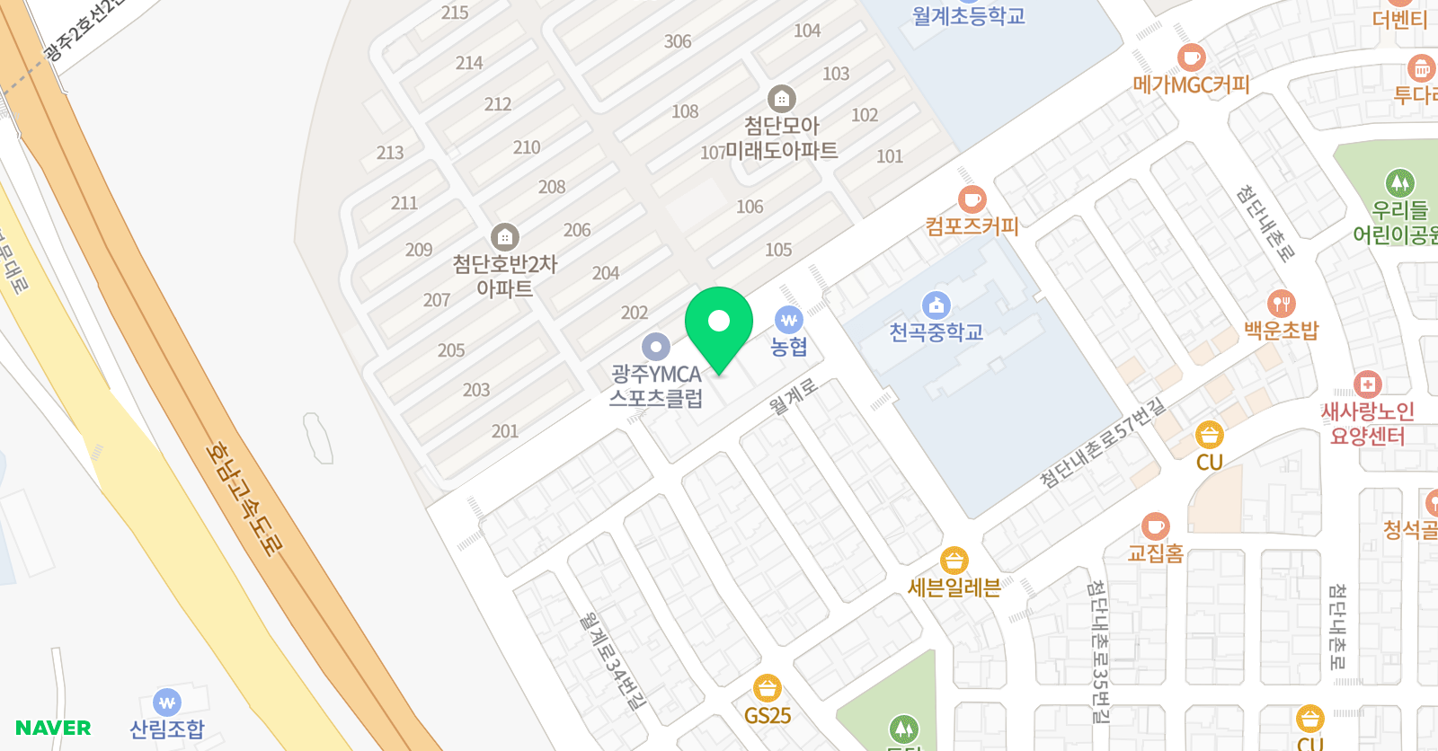 첨단소리엘 피아노학원 위치