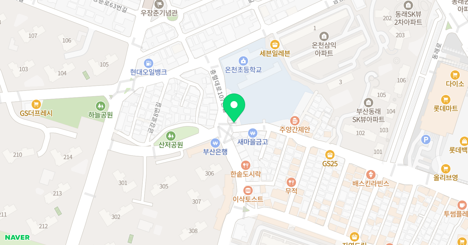 뉴런 사고력 수학학원 위치