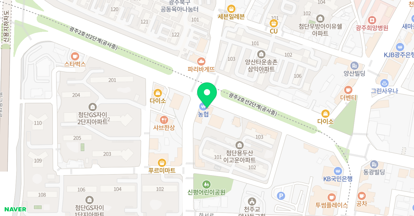 뮤즈 피아노학원 위치