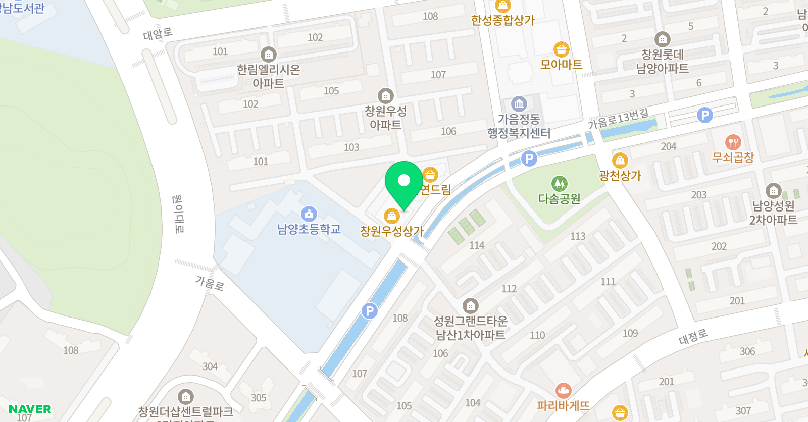 진혜원 수학전문학원 위치