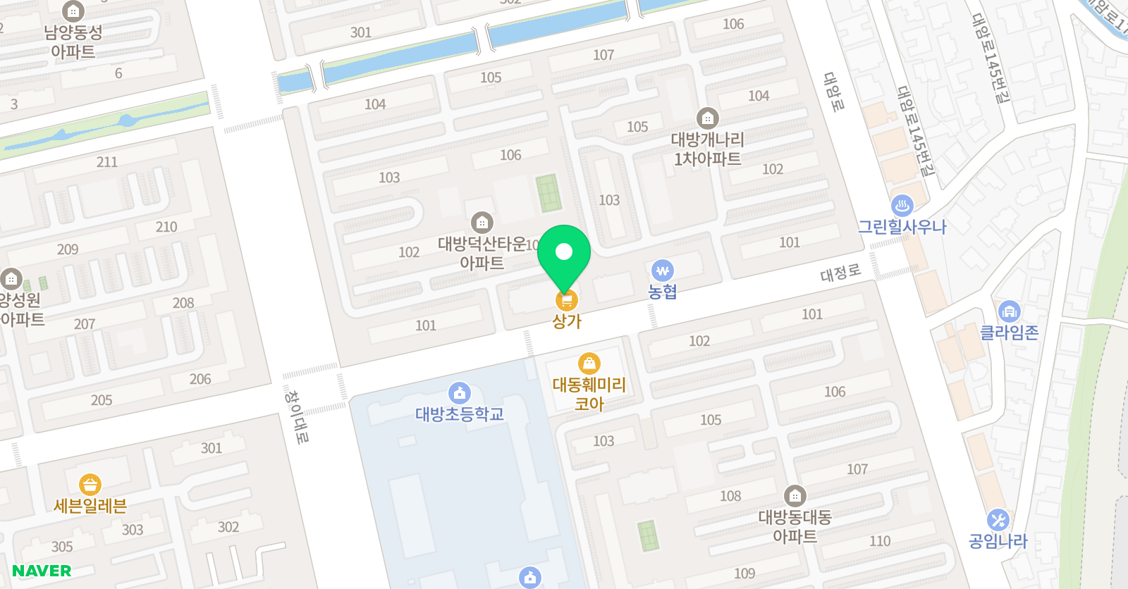 오샘 수학교습소 위치