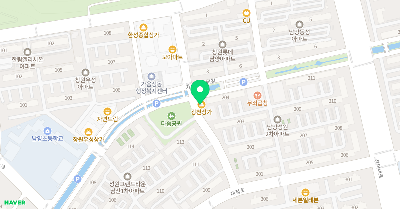엘리프 에이원캠퍼스 어학원 위치