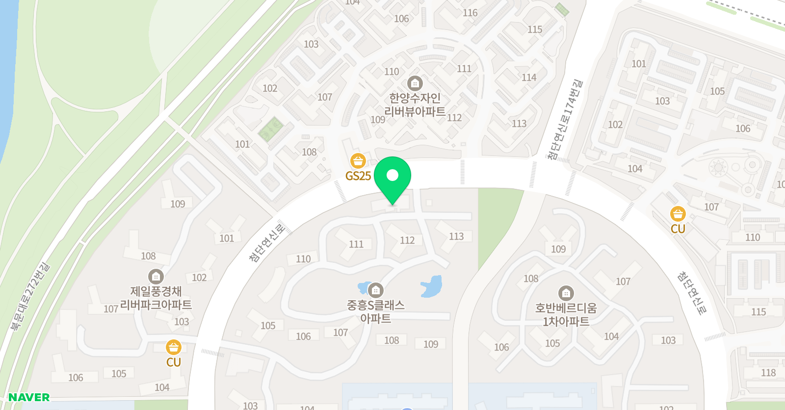 매쓰주산 수학학원 위치