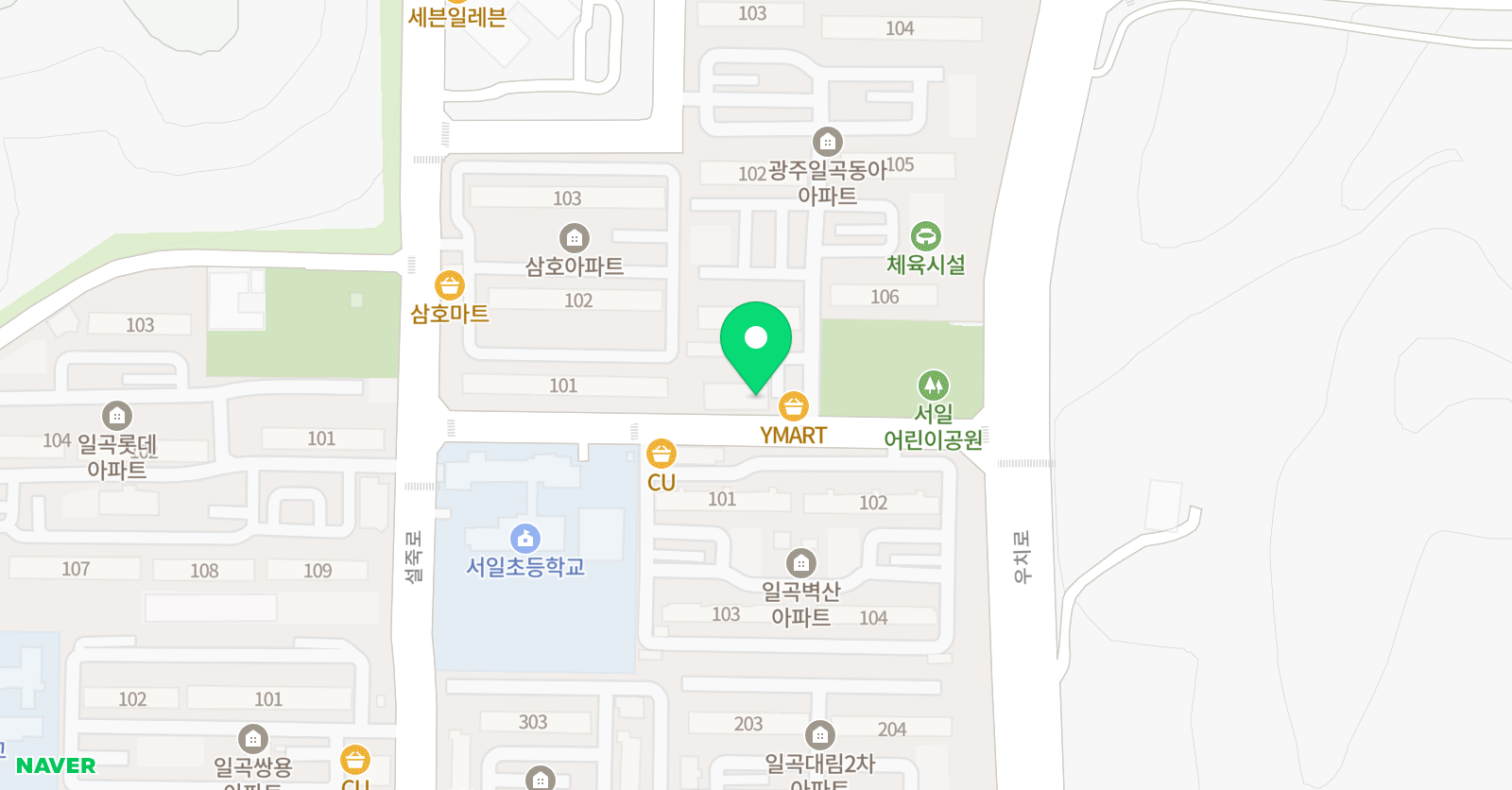 열린 학원 위치