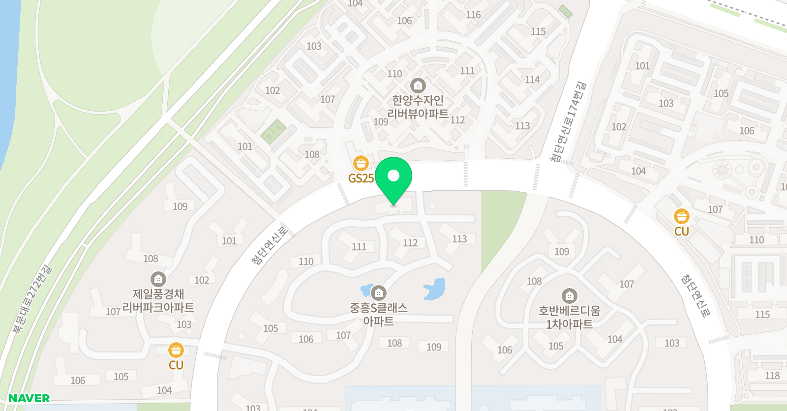 잉글리시아이 신용 학원 위치
