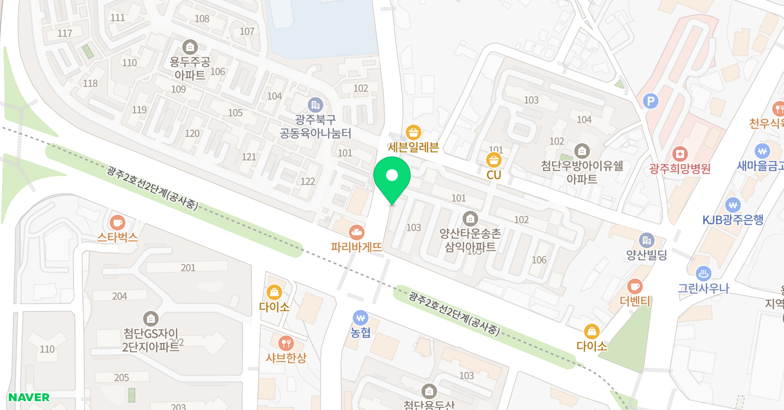 뮤엠 영어 용두캠퍼스 위치