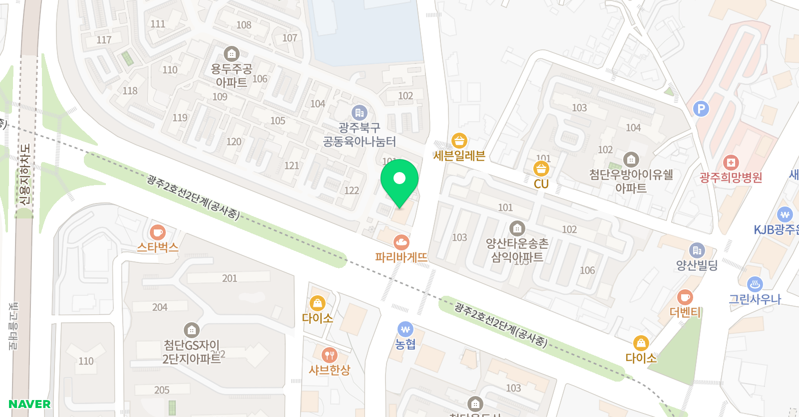 어린음악대 용두원 위치