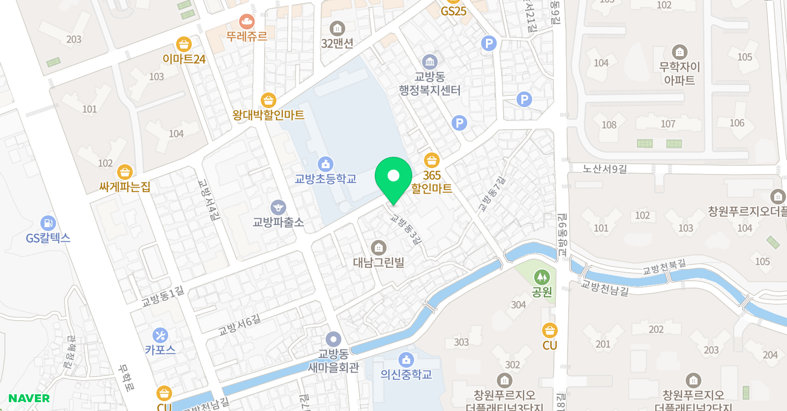쭈쌤 수학학원 위치