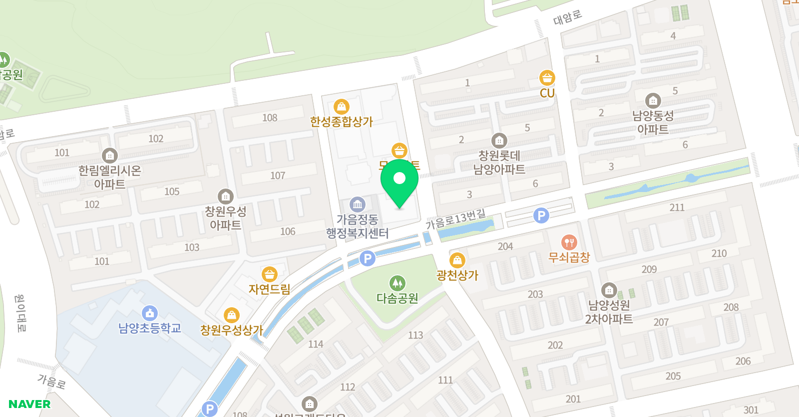 반디 미술학원 위치