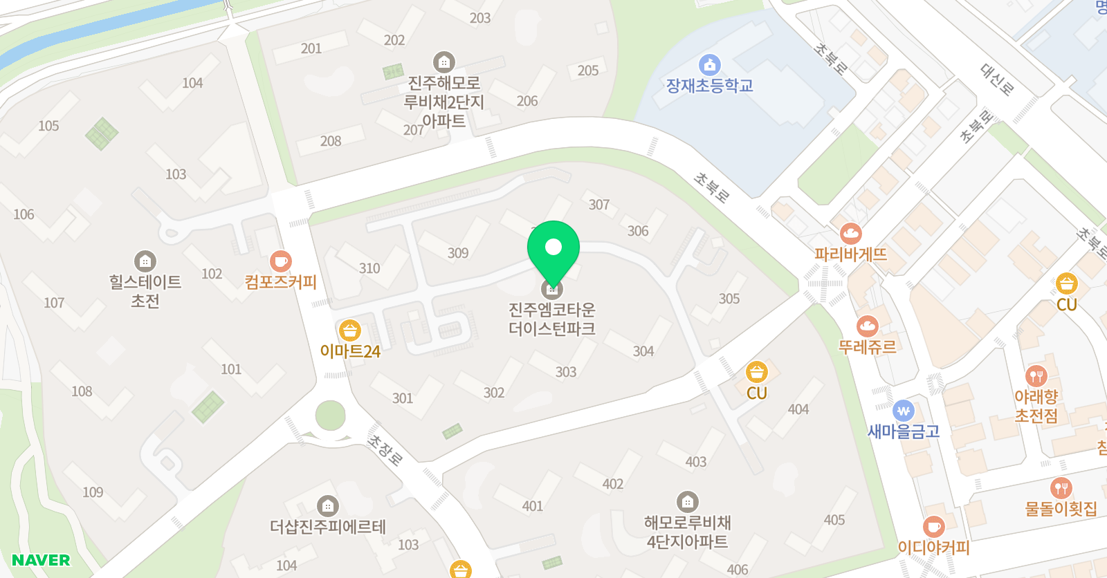한솔플러스 수학교실 초전엠코 수학교습소 위치