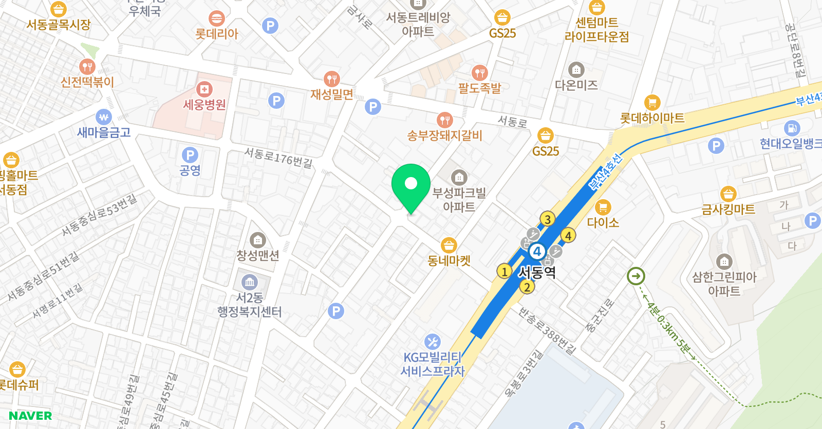 자원 미술학원 위치