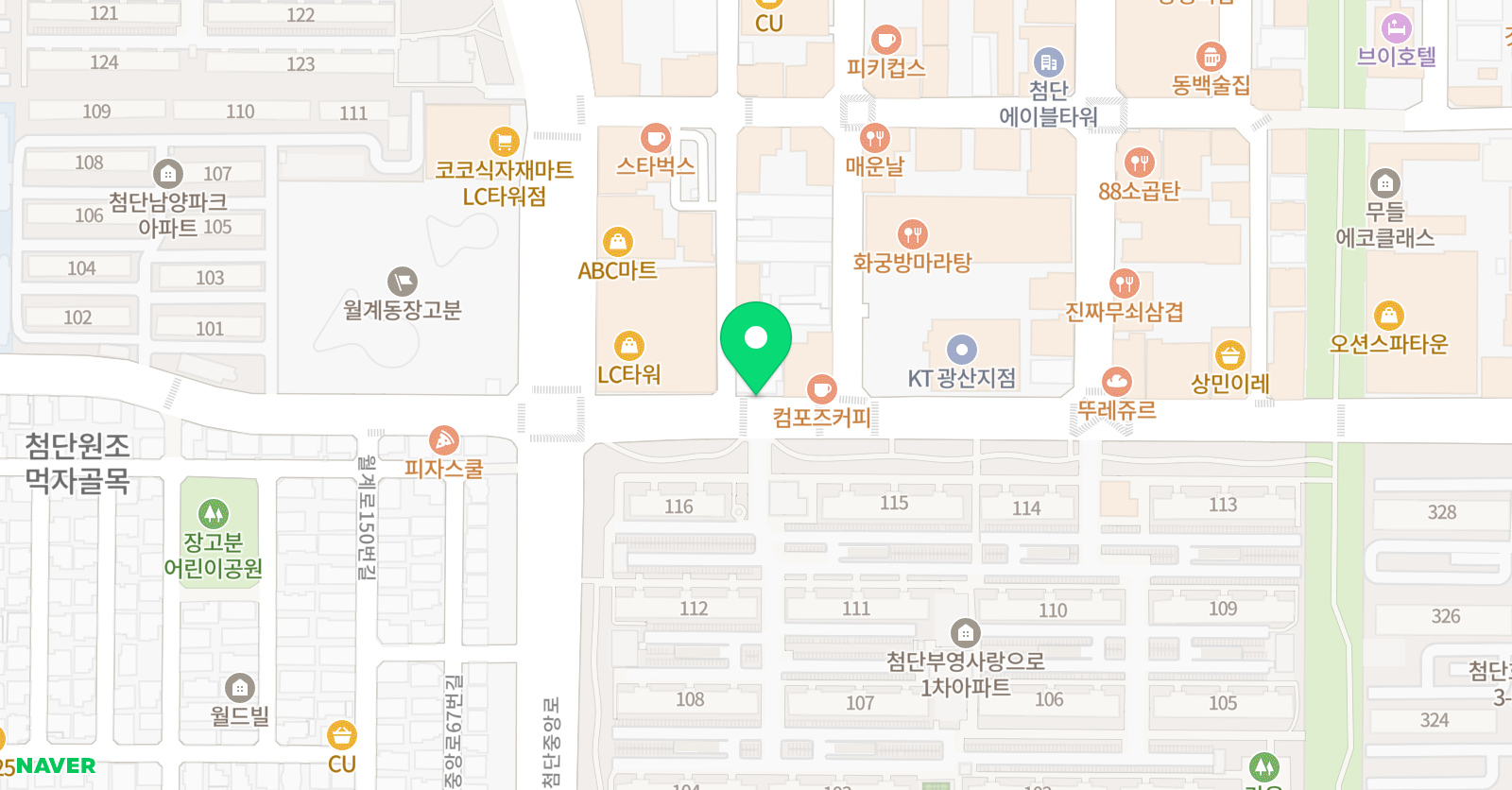 다산 영수학원 위치