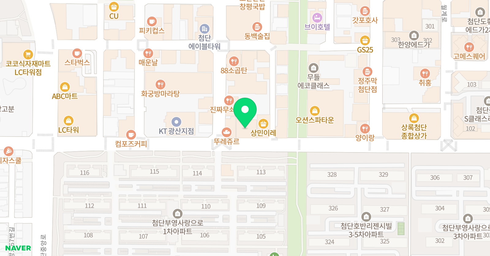 타임 수학전문학원 위치
