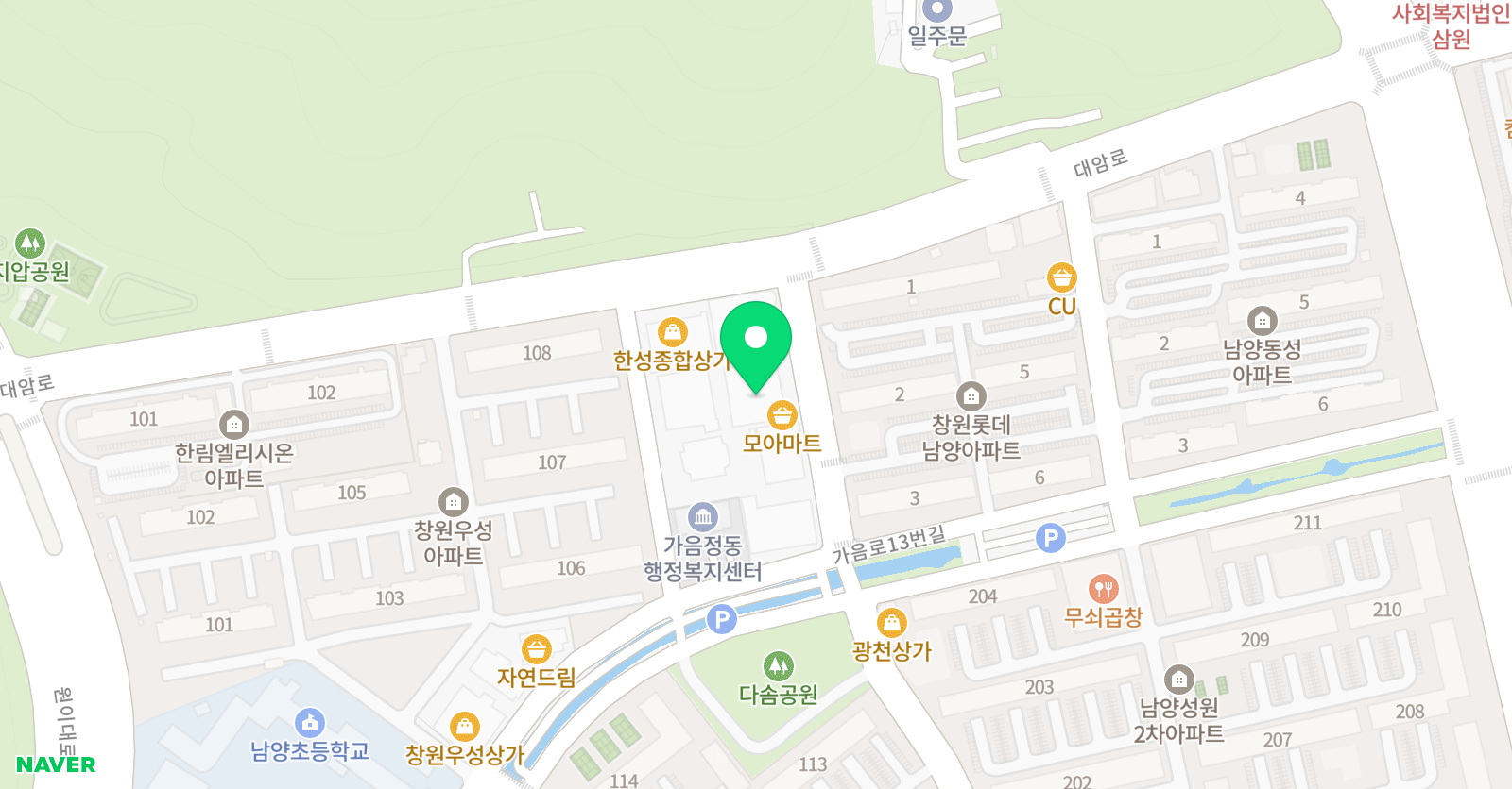 점핑스쿨 남양교육원 위치