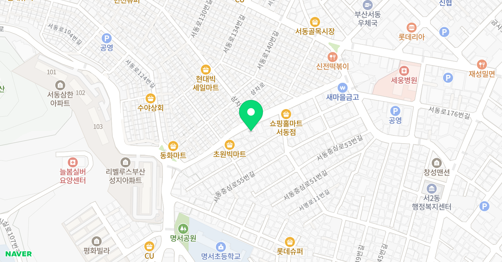 세종 학원 위치