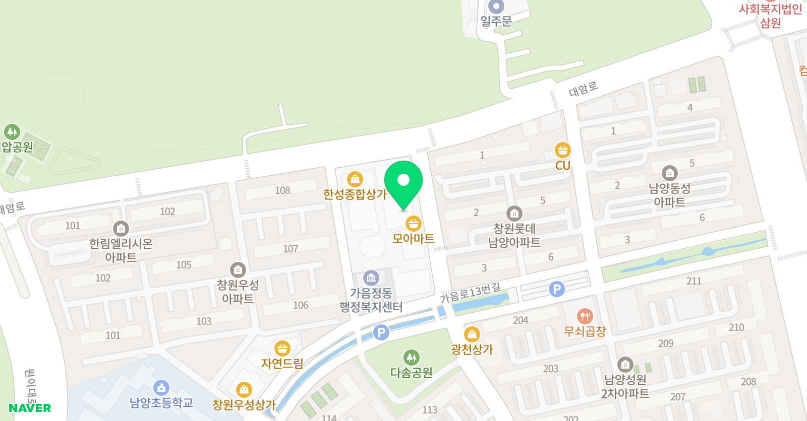 메이플타임즈 영어학원 위치