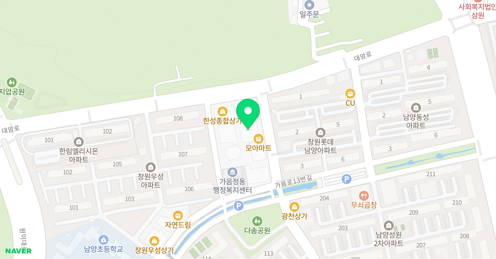 위드매쓰 수학학원 위치