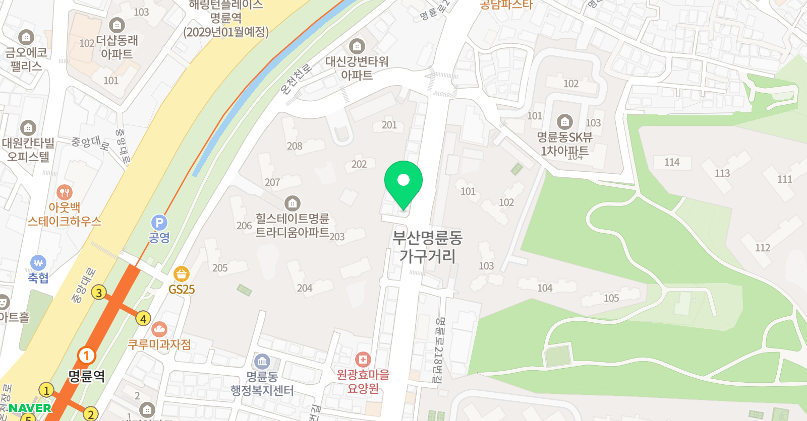 공명 과학전문학원 위치