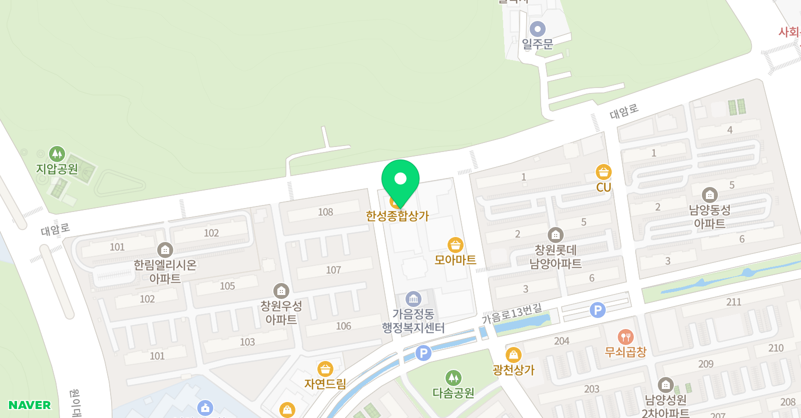 팀크라운 주짓수 창원본관 위치
