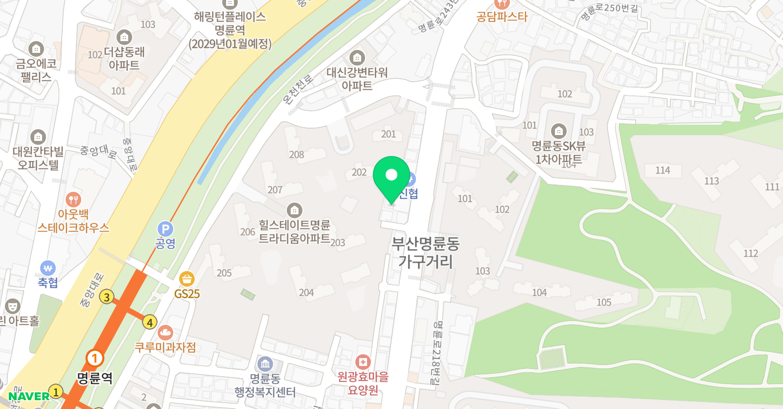 명륜GNT 수학전문학원 위치