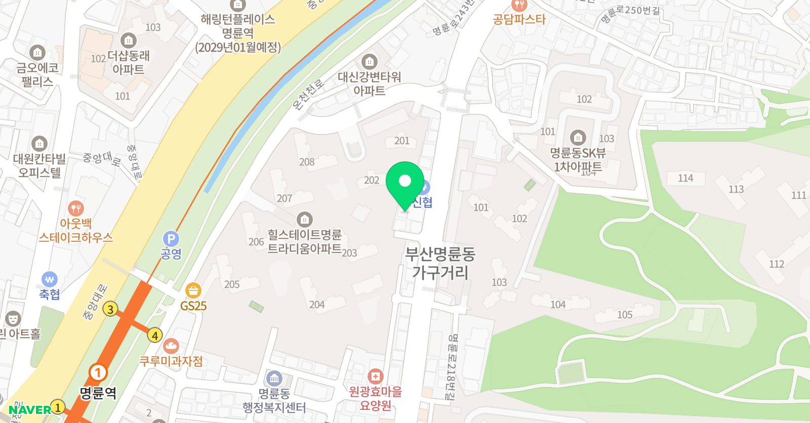 이끌림 영어학원 위치