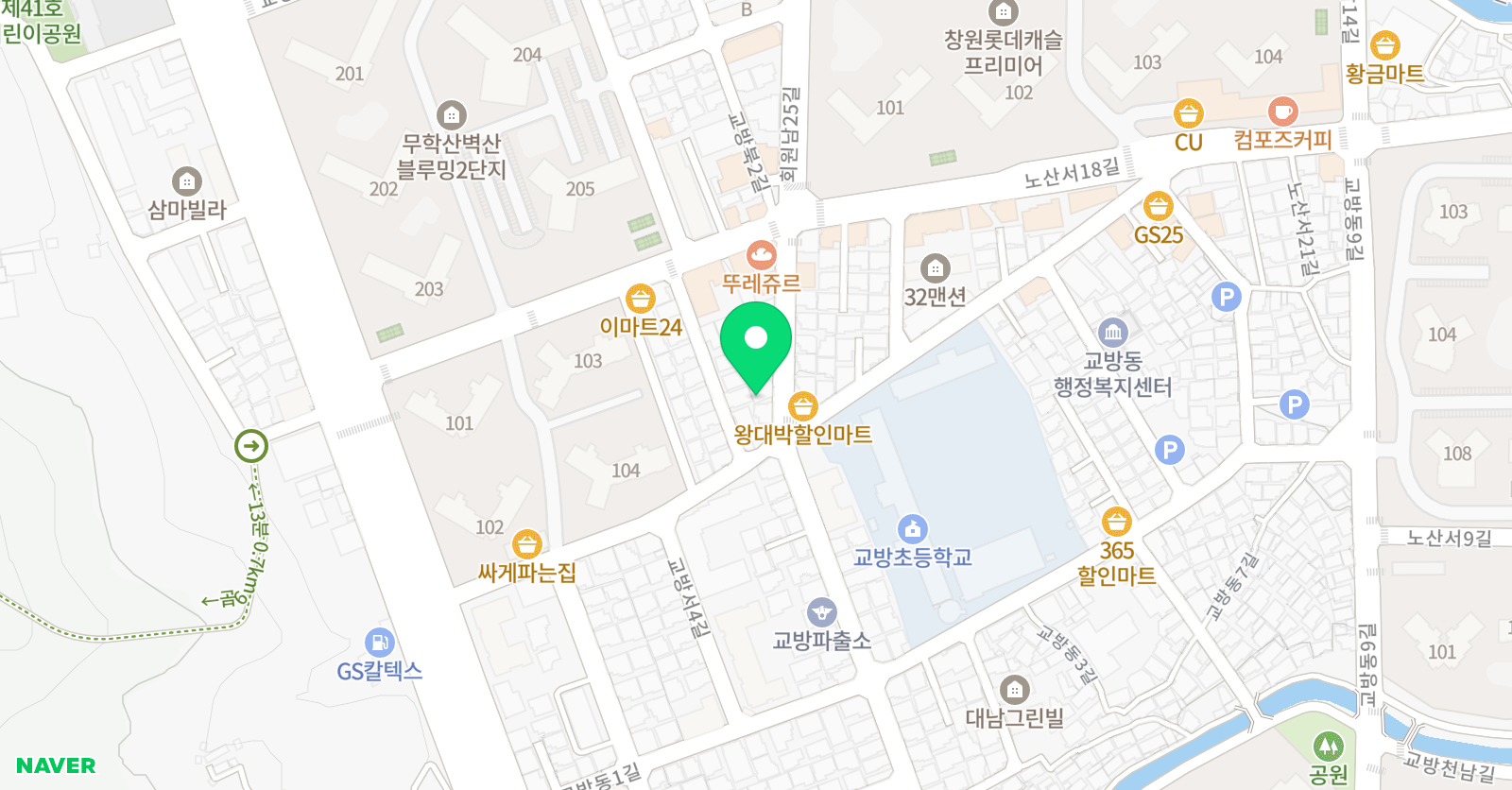 예진음악피아노 교습소 위치