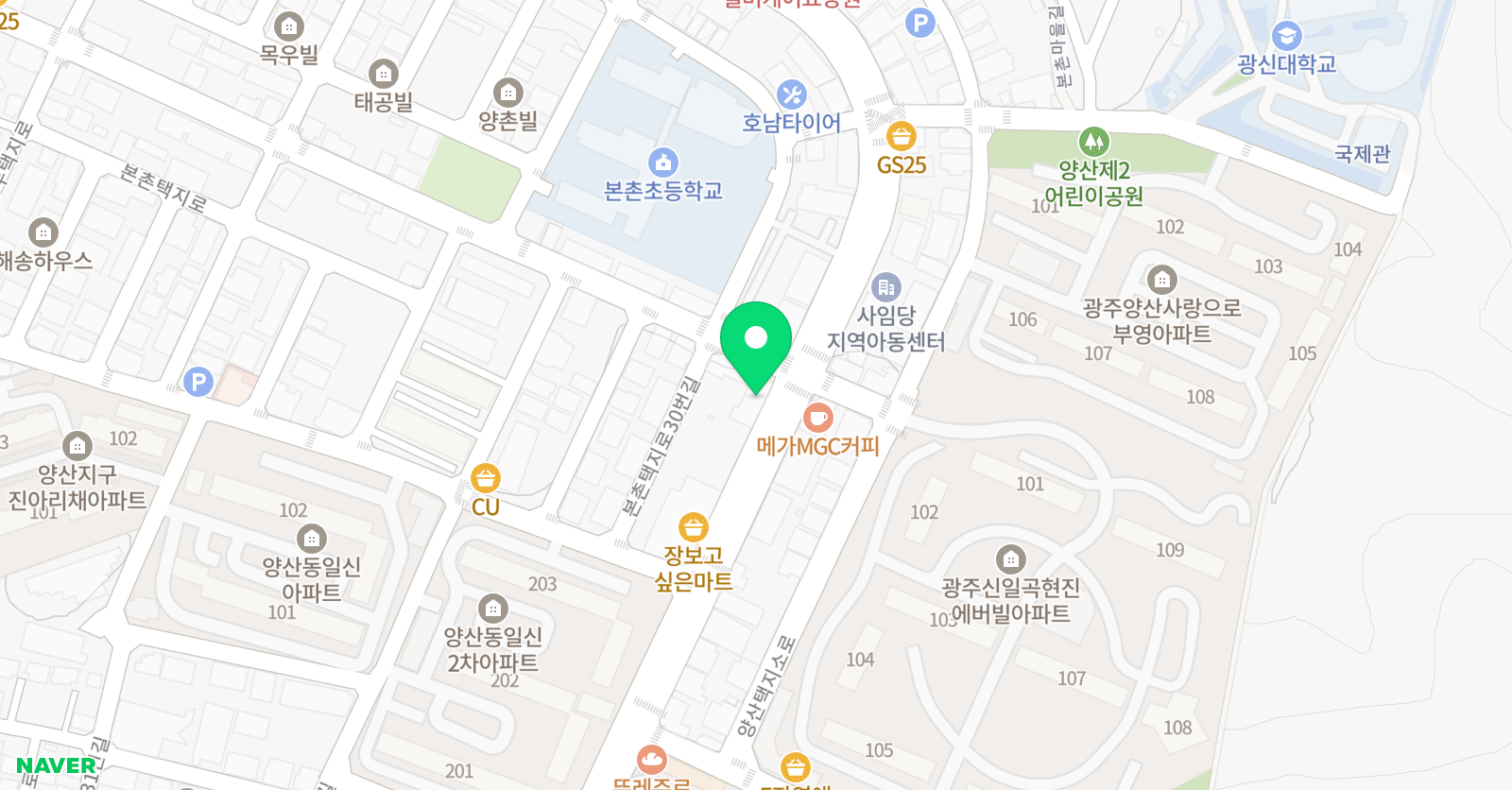 리드인본촌초점 위치