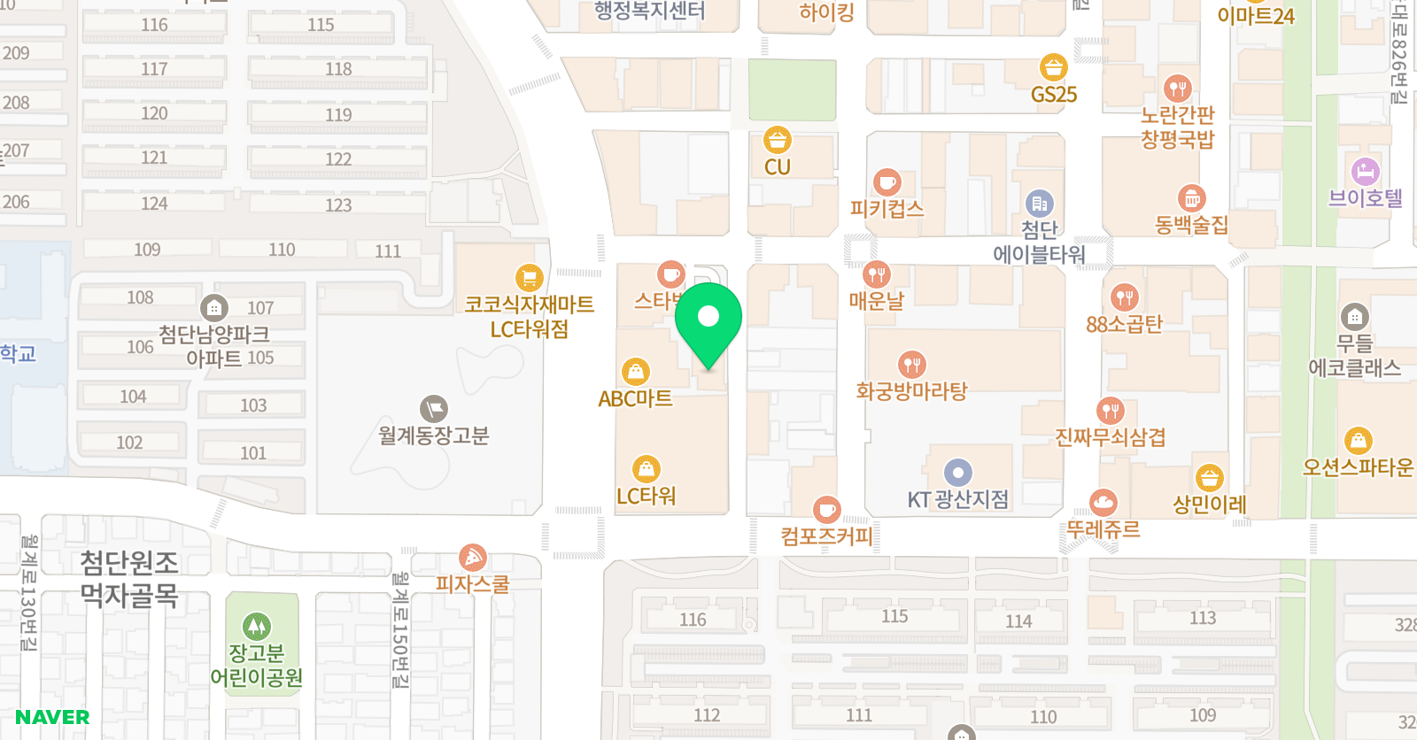 서울 대치학원 위치