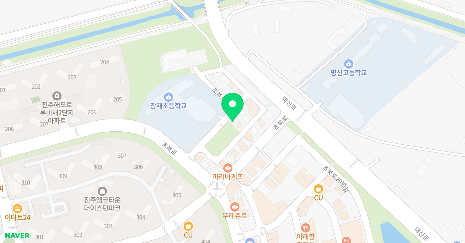 물감레시피 미술학원 위치