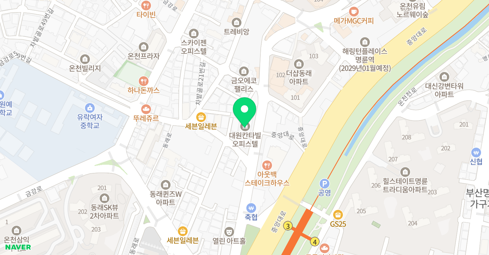 김민지과외 위치
