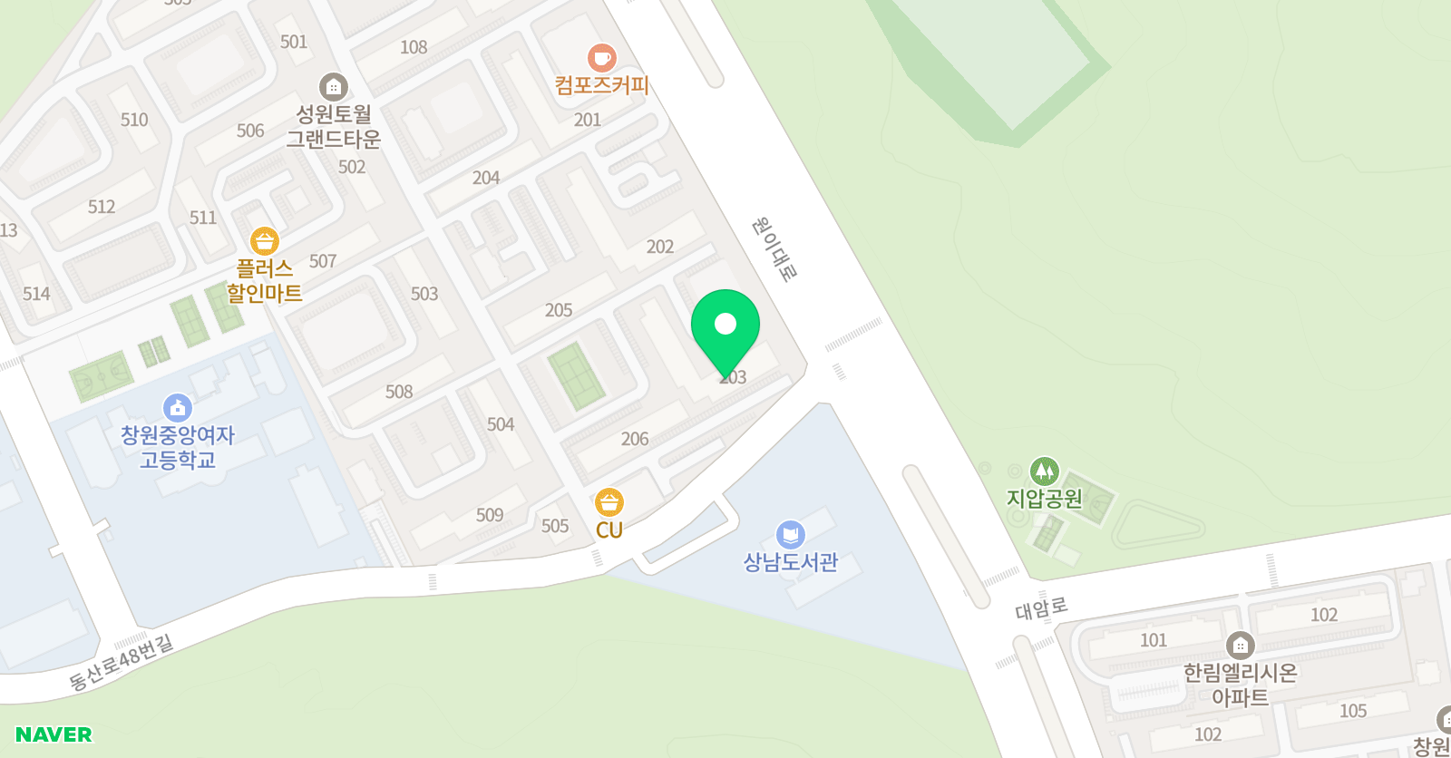 라사 미술학원 위치