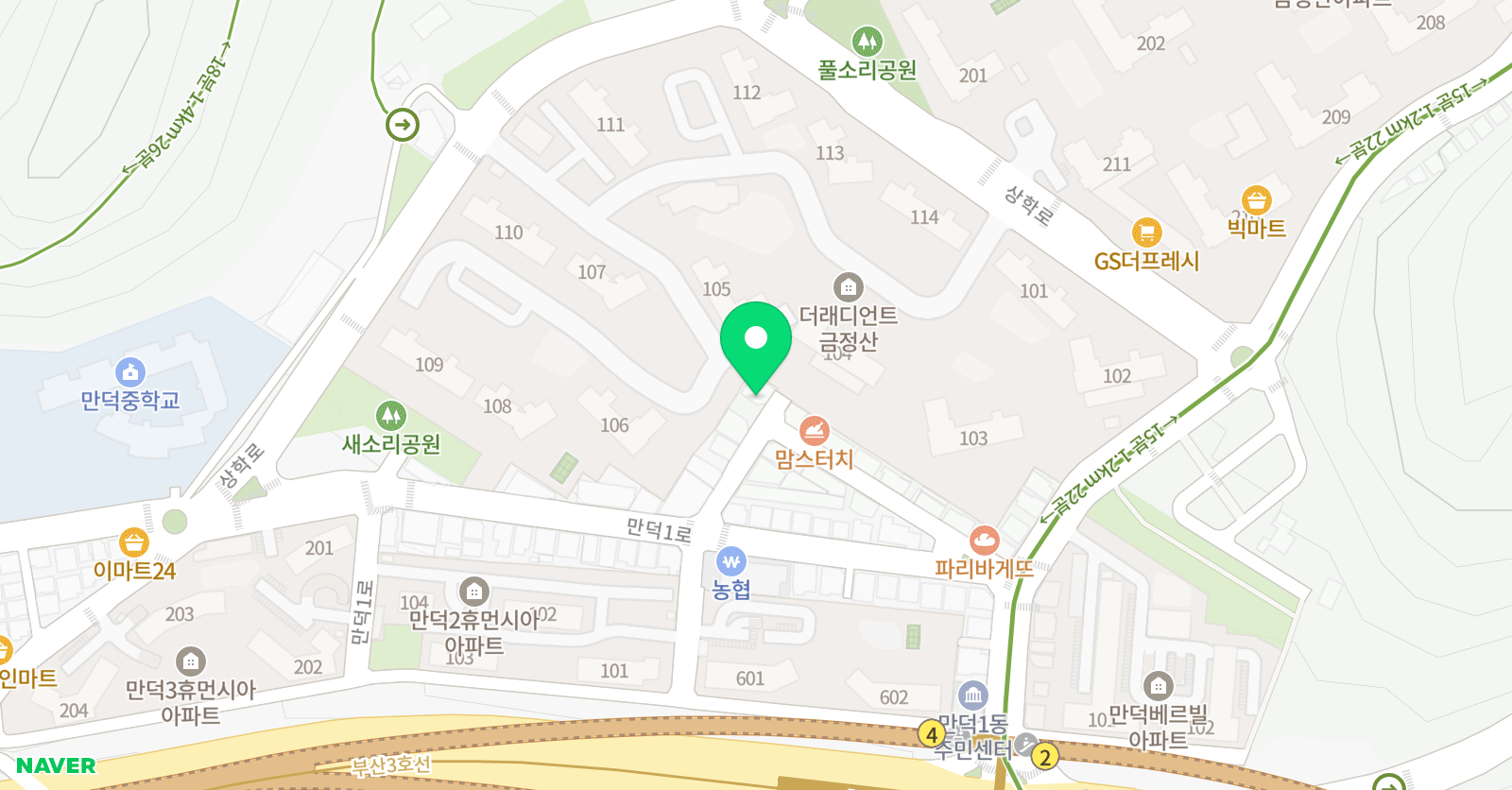도토리숲미술학원 위치