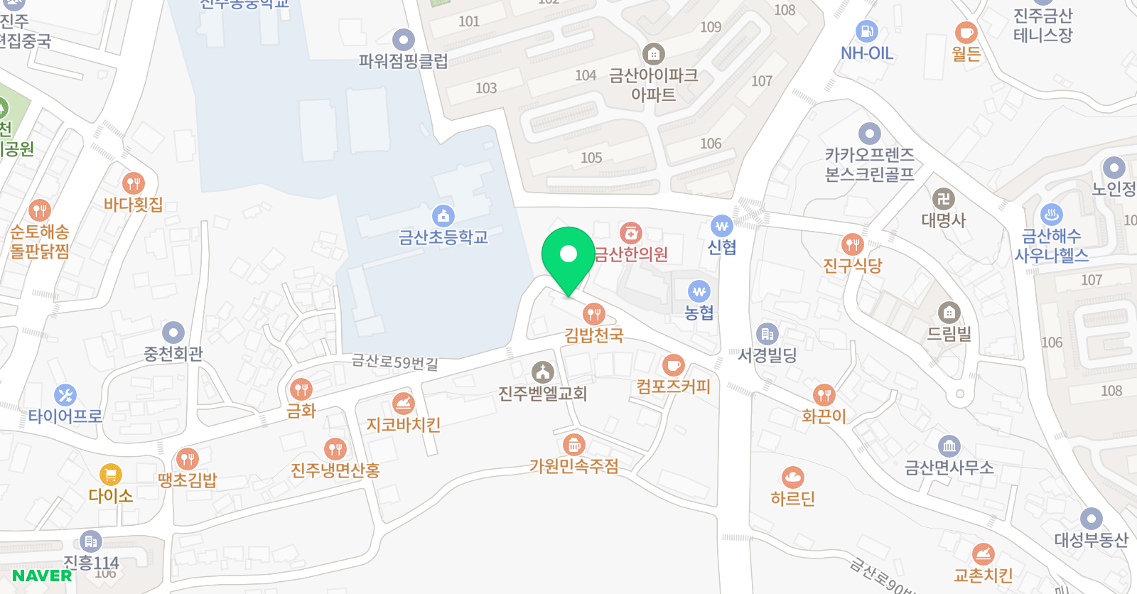 성신뮤직스쿨 학원 위치