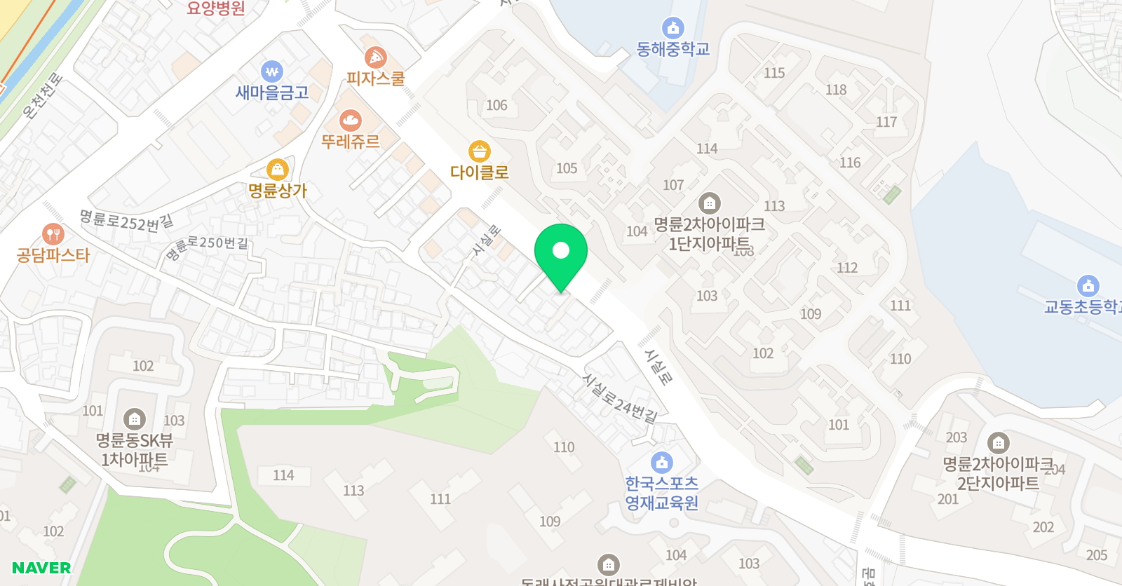 삼성 영어 셀레나 명륜교실 위치