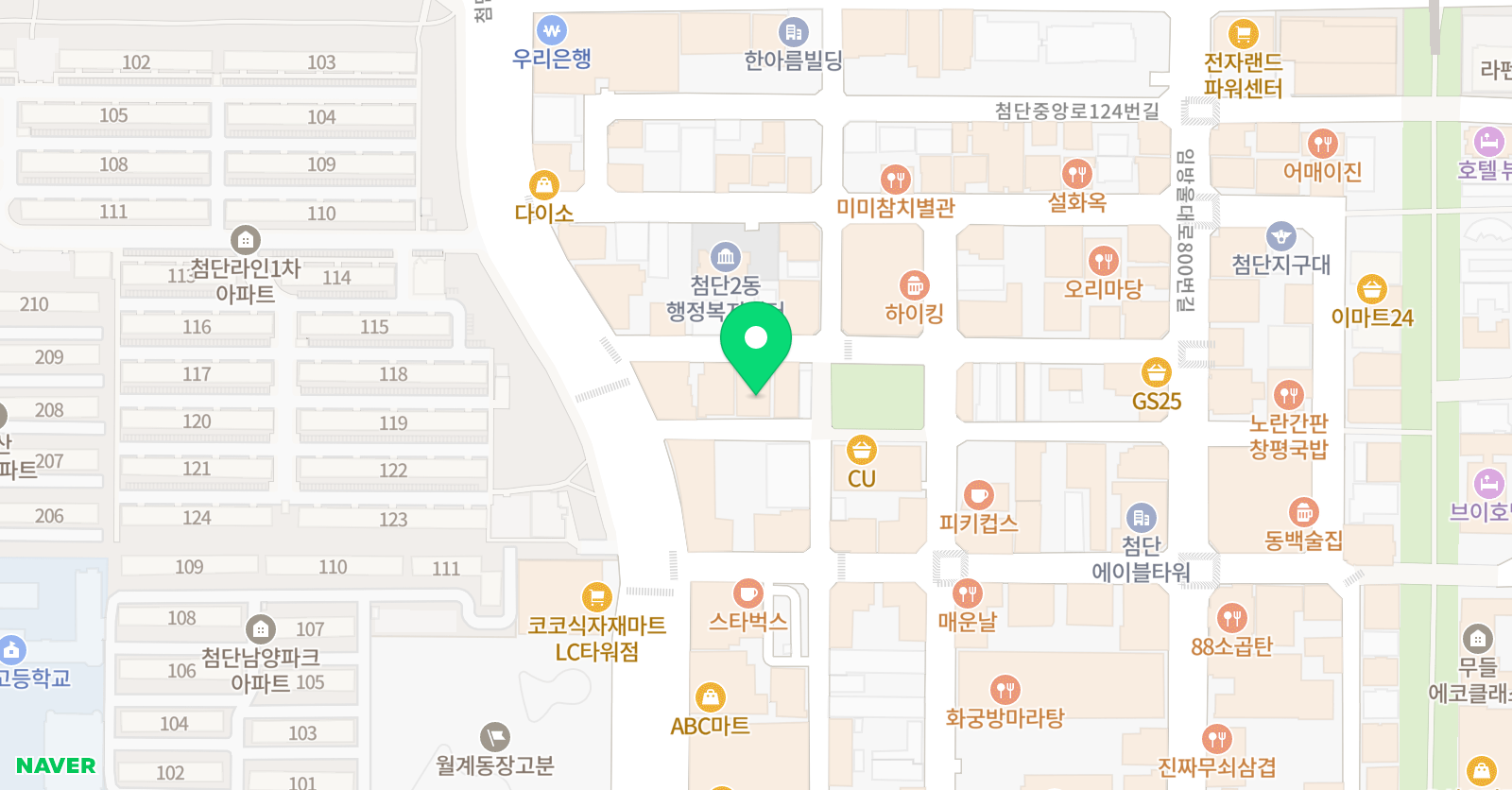 대한영재 어학원 위치
