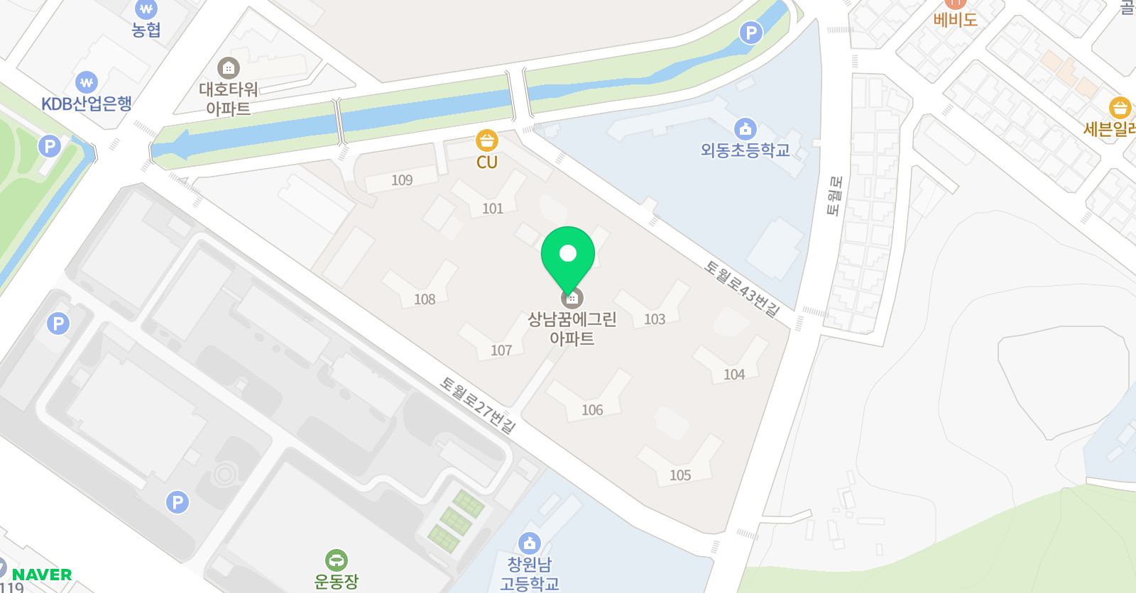 상남 푸르넷 공부방 위치