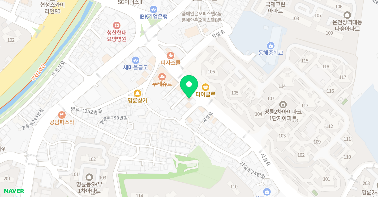 봉선생 영어교습소 위치